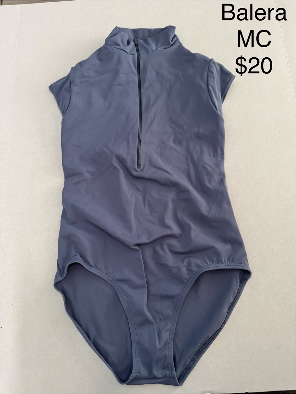 Balera Slate Blue Dance Leotard MC
